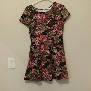 Patterned Skater Dress