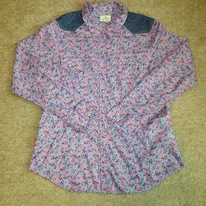 🎀 Levi's Floral and Denim Print Shirt🎀