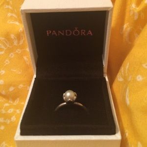 Pandora pearl ring