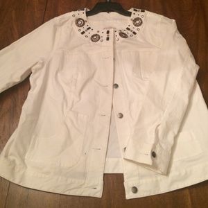 White Denim Jacket