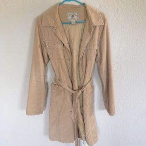 UO // Vintage Corduroy Trench Coat