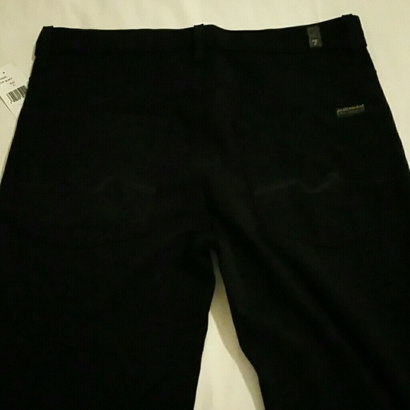 Black 7 For All Mankind Pants Size 31 - Picture 2 of 3