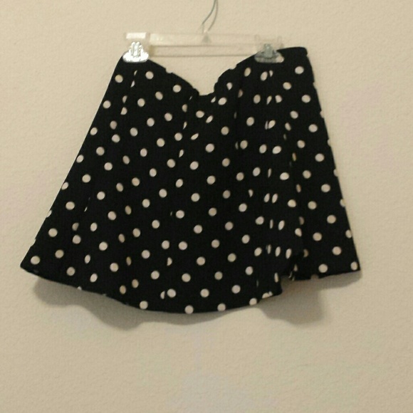 Polka Dot Mini Skirt