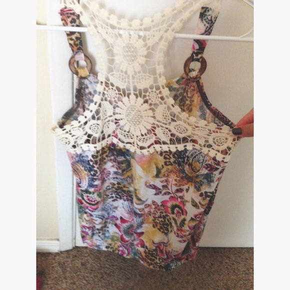 patterned tank top - Picture 2 of 3