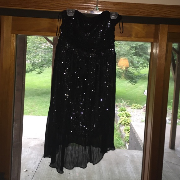 Express black formal dress