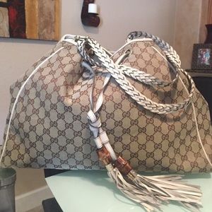 ⛔️TRADED⛔️GUCCI MONOGRAM PEGGY TOTE