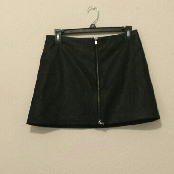 "Leather" Mini Skirt
