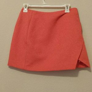 Coral Mini Skirt
