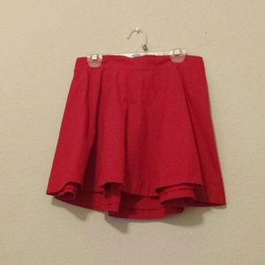 Red Circle Skirt