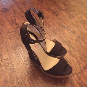 Black Ankle Strap Heels