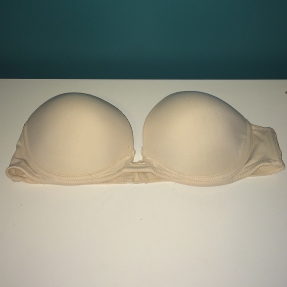 Nude slight push up strapless bra!!!