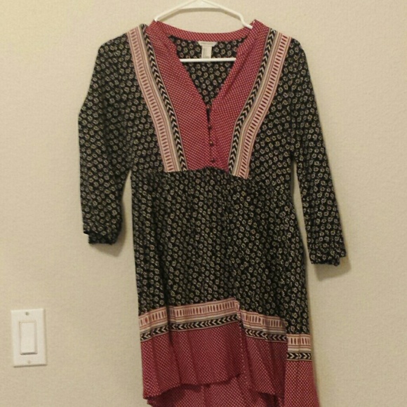 Floral/Tribal Print Tunic