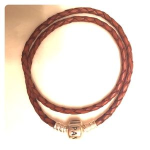 Pandora Leather Wrap Bracelet