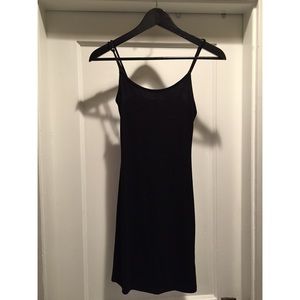 ribbed knit mini dress