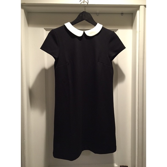 white collared dress