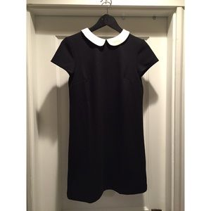 white collared dress