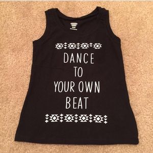 NEW Old Navy "Dance to your own beat" tank top