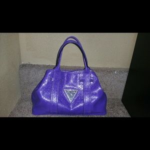 Guess purple purse