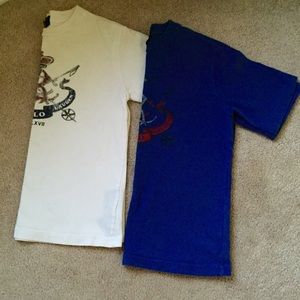 Ralph Lauren Boy T-Shirts (Blue & White)