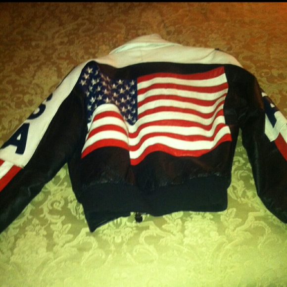 Leather Bomber Jacket