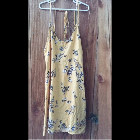 ISO Brandy Melville Belle Slip Dress Yellow