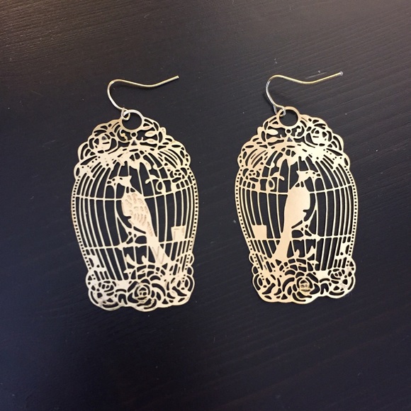 Birdcage earrings