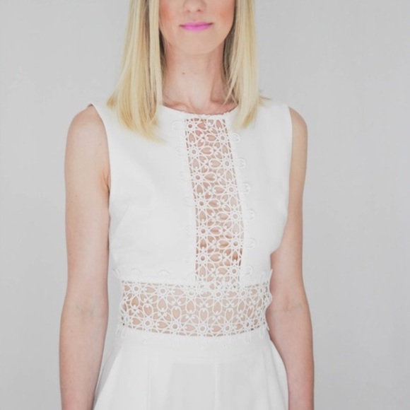 Sold! Endless Rose White Romper Jumpsuit - Picture 2 of 4