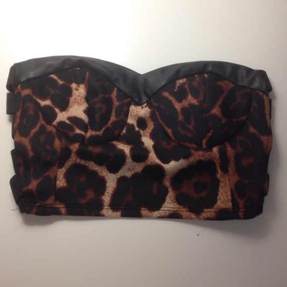 Leopard Bustier