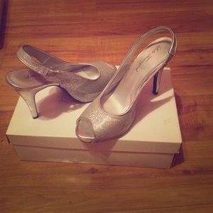 Glitter Sling-back Pumps by LuLu Townsend