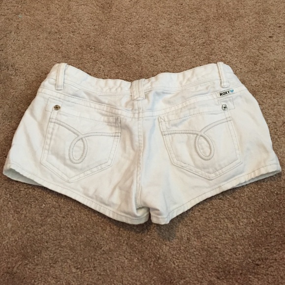 White Roxy Shorts - Picture 2 of 2