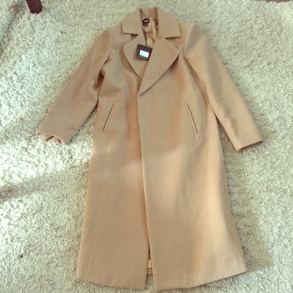 Aline camel Coat from Missguided brand new