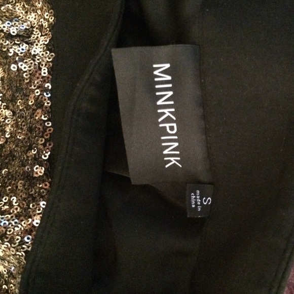 gold sequin skirt - Picture 2 of 4