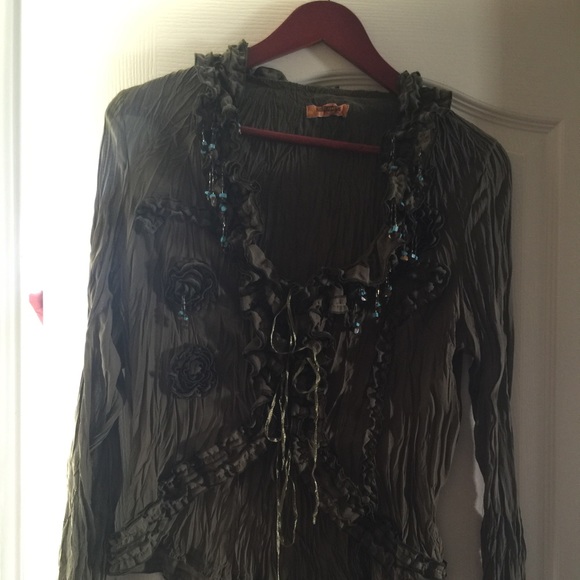 Dressy to casual shirt