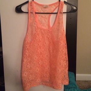 Orange tank top