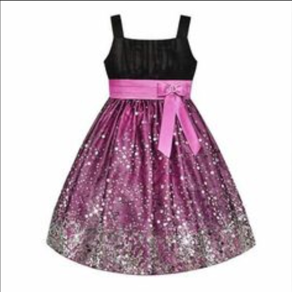 🎀 Purple sequin girls dress 🎀