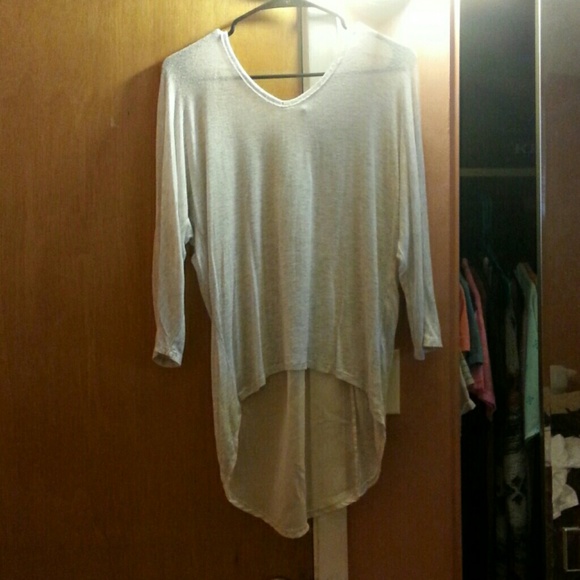 Nice hi-low shirt