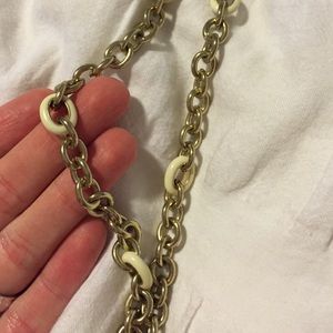 j crew gold chain necklace