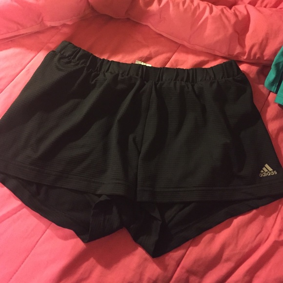 Adidas shorts built in diaper