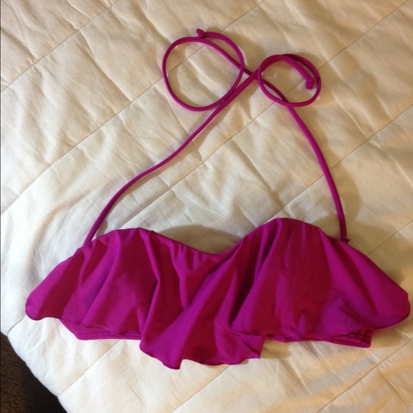 O'Neill ruffle swim top