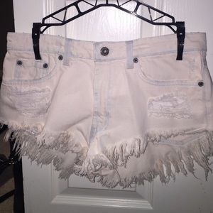denim shorts
