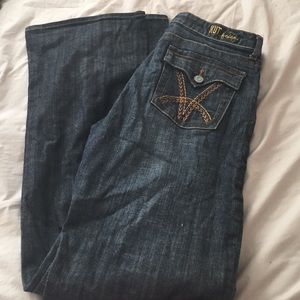Boot cut jeans