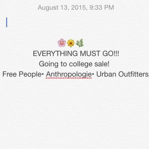 Free People , Antho , UO