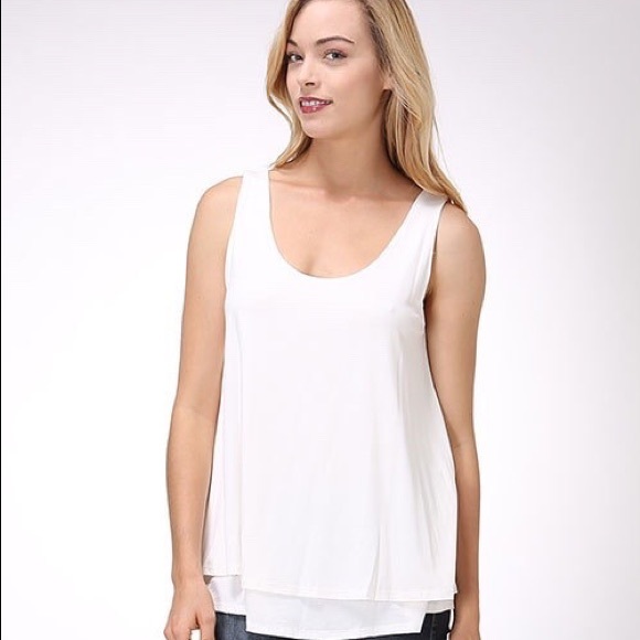 Double layered tank top