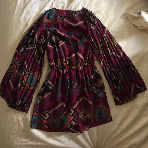 Long sleeve romper