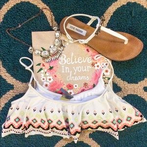 LA Hearts bikini top.