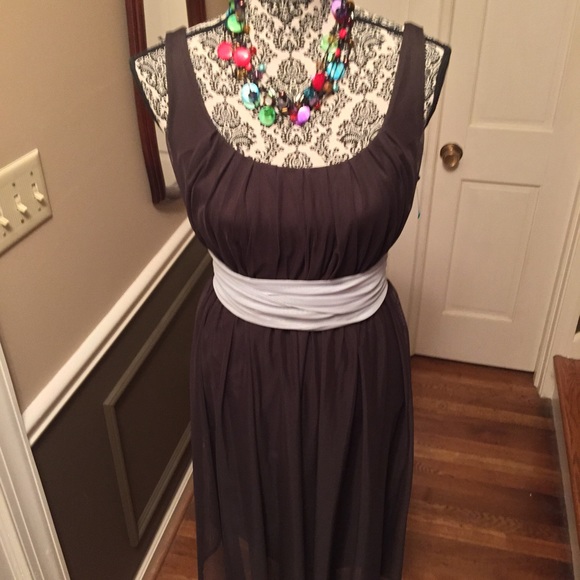 ☀️☀️SUMMER SALE!☀️☀️ CK: Mesh Tank Dress with Tie - Picture 2 of 4