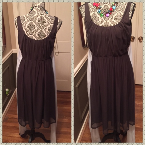 ☀️☀️SUMMER SALE!☀️☀️ CK: Mesh Tank Dress with Tie - Picture 3 of 4