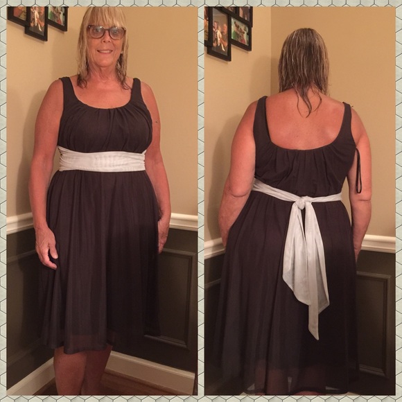 ☀️☀️SUMMER SALE!☀️☀️ CK: Mesh Tank Dress with Tie - Picture 4 of 4