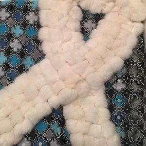 Authentic fur scarf