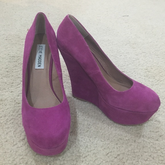 Steve Madden pink wedges 6.5